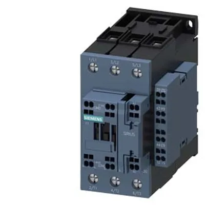 Siemens 3RT2035-3AF06 – Power contactor, AC-3e/AC-3, 41 A, 18.5 kW / 400 V, 3-pole, 110 V AC, 50 Hz, auxiliary contacts: 2 NO + 2 NC