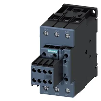 Siemens 3RT2036-1NB34 – Power contactor, AC-3e/AC-3, 51 A, 22 kW / 400 V, 3-pole