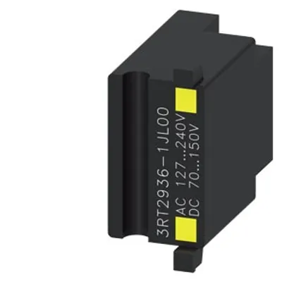 Siemens 3RT2936-1JL00 – Surge suppressor, varistor with LED, 127-240 V AC, 50/60 Hz, 70-150 V DC, for contactors 3RT2.3 and 3RT2.4 Siemens 3RT2936-1JL00 – Surge suppressor, varistor with LED, 127-240 V AC, 50/60 Hz, 70-150 V DC, for contactors 3RT2.3 and 3RT2.4