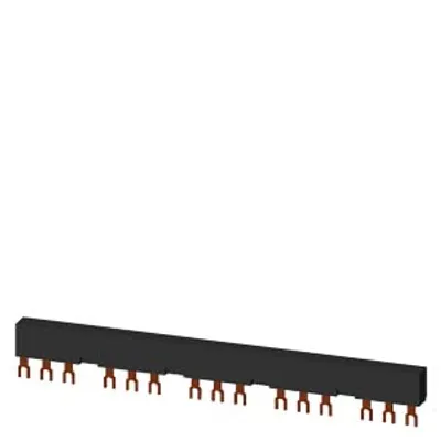 Siemens 3RV1915-2DB – 3-phase busbars Modular spacing 55 mm for 5 switches and accessories Fork shape connections Siemens 3RV1915-2DB – 3-phase busbars Modular spacing 55 mm for 5 switches and accessories Fork shape connections