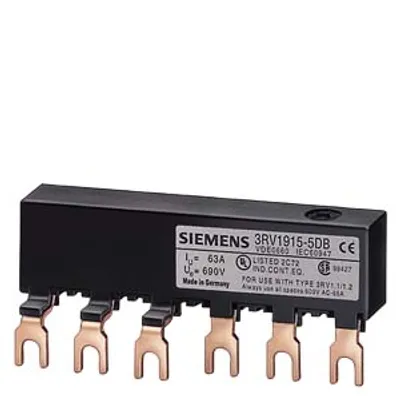 Siemens 3RV1915-5DB – Connecting piece for 3-phase busbar Modular spacing 45 mm