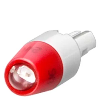Siemens 3SB3901-1TB – LED lamp, super-bright, green, wedge base W2 X 4.6D, rated voltage 24 V AC/DC, operational current 10 mA