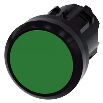 Siemens 3SU1000-0AB40-0AA0-Z Y12 – Pushbutton, 22 mm, round, plastic, green, pushbutton