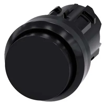 Siemens 3SU1000-0BB10-0AA0-Z Y11 – Pushbutton, 22 mm, round, plastic, black, pushbutton