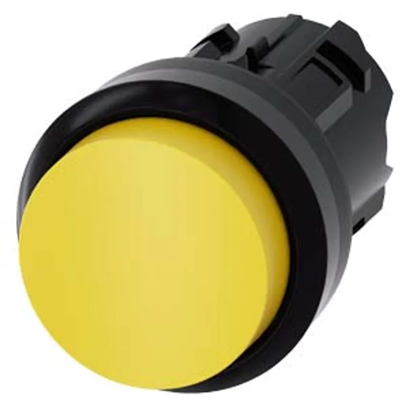 Siemens 3SU1000-0BB30-0AA0-Z X90 – Pushbutton, 22 mm, round, plastic, yellow, pushbutton