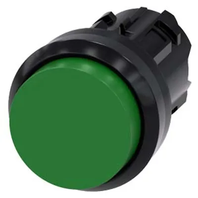Siemens 3SU1000-0BB40-0AA0-Z Y19 – Pushbutton, 22 mm, round, plastic, green, pushbutton