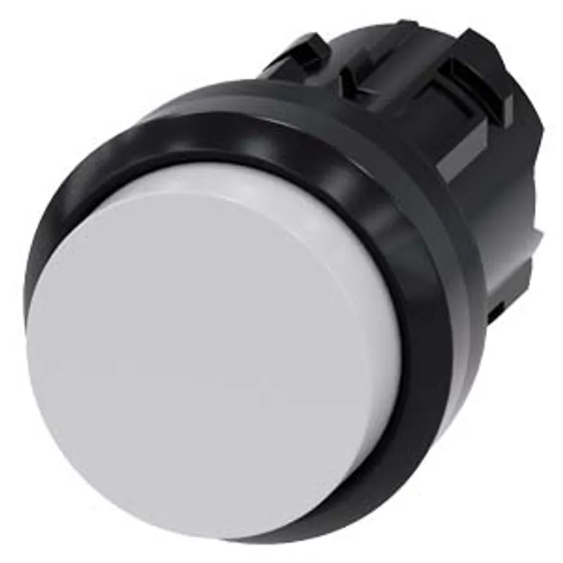 Siemens 3SU1000-0BB60-0AA0-Z Y10 – Pushbutton, 22 mm, round, plastic, white, pushbutton