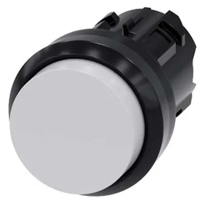 Siemens 3SU1000-0BB60-0AA0 – Pushbutton, 22 mm, round, plastic, white, pushbutton
