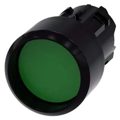 Siemens 3SU1000-0CB40-0AA0-Z Y12 – Pushbutton, 22 mm, round, plastic, green, Front ring