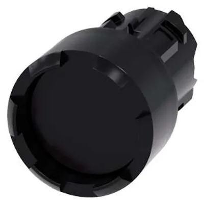 Siemens 3SU1000-0DB10-0AA0 – Pushbutton, 22 mm, round, plastic, black, Front ring