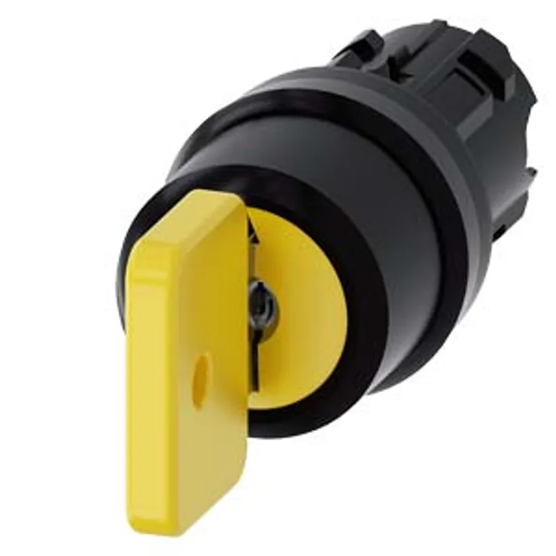 Siemens 3SU1000-4JL11-0AA0-Z Y19 – Key-operated switch O.M.R, 22 mm, round, plastic