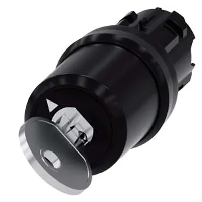 Siemens 3SU1000-5BF21-0AA0-Z Y15 – Siemens keyswitch, C, 22 mm, round, plastic
