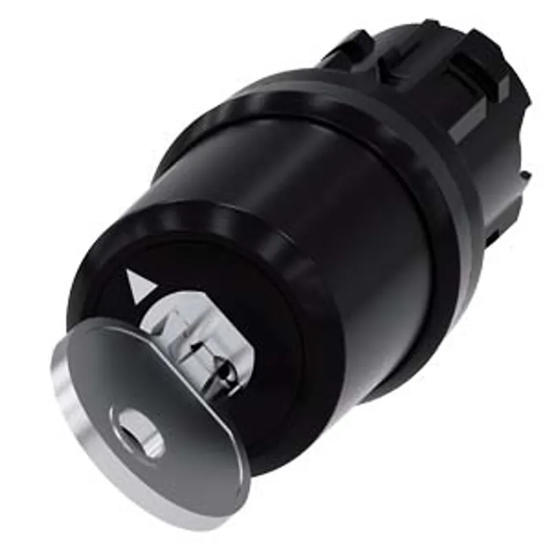 Siemens 3SU1000-5HF01-0AA0-Z X90 – Siemens keyswitch, C, 22 mm, round, plastic