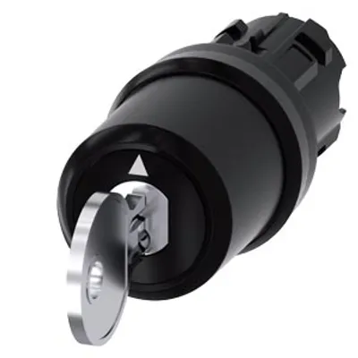 Siemens 3SU1000-5JL01-0AA0-Z Y10 – Keyswitch Siemens, C with key monitoring, 22 mm, round