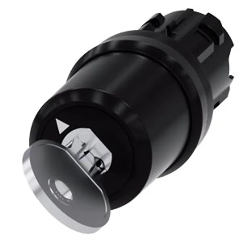 Siemens 3SU1000-5PC01-0AA0-Z Y15 – Siemens keyswitch, B, 22 mm, round, plastic, lock number S1