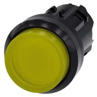 Siemens 3SU1001-0BB30-0AA0-Z X90 – Illuminated pushbutton, 22 mm, round, plastic, yellow