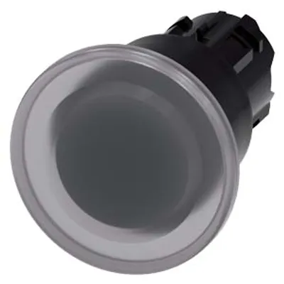 Siemens 3SU1001-1BA70-0AA0 – Illuminated mushroom pushbutton, 22 mm, round, plastic
