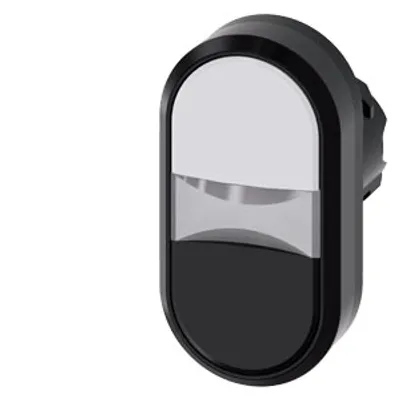 Siemens 3SU1001-3AB61-0AA0-Z X90 – Illuminated twin pushbutton, 22 mm, round, plastic, white