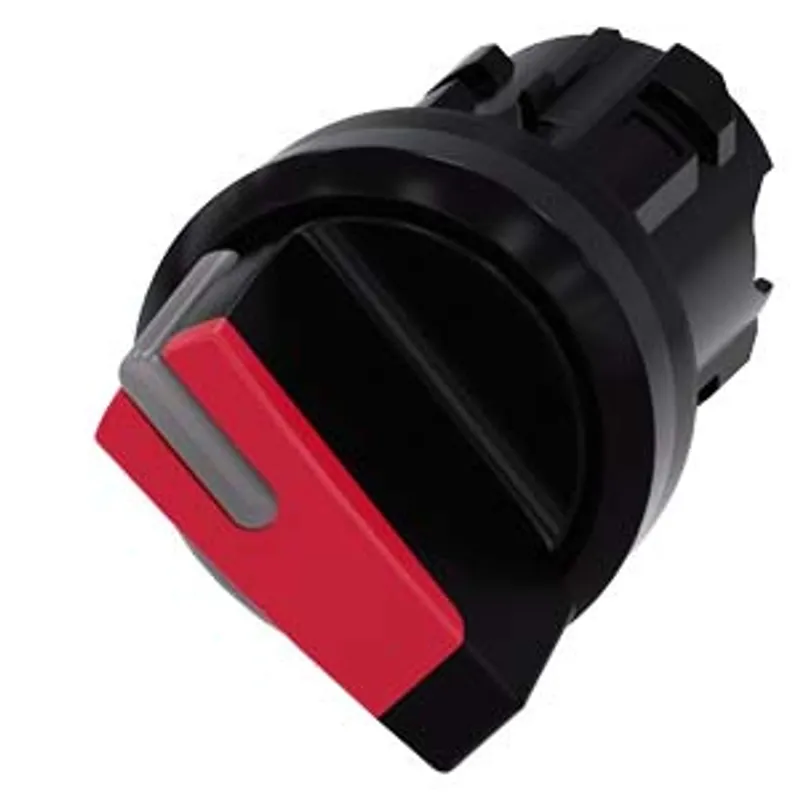 Siemens 3SU1002-2BC20-0AA0-Z Y19 – Selector switch, illuminable, 22 mm, round, plastic, red
