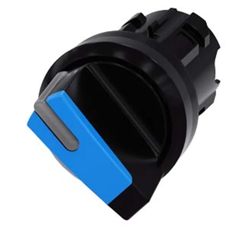 Siemens 3SU1002-2BC50-0AA0-Z Y11 – Selector switch, illuminable, 22 mm, round, plastic, blue