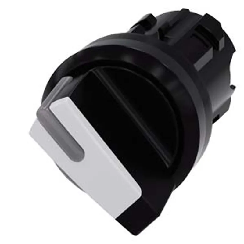 Siemens 3SU1002-2BC60-0AA0-Z Y19 – Selector switch, illuminable, 22 mm, round, plastic, white