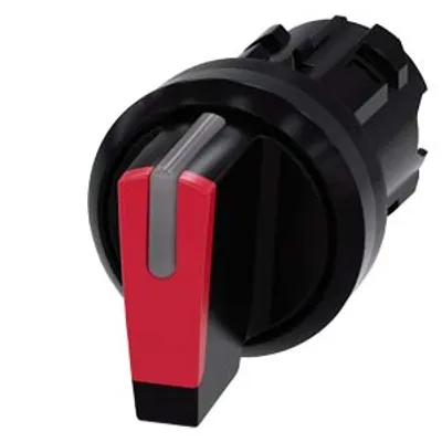 Siemens 3SU1002-2BL20-0AA0 – Selector switch, illuminable, 22 mm, round, plastic, red