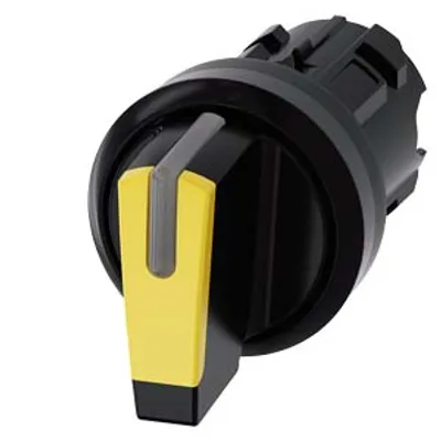 Siemens 3SU1002-2BP30-0AA0 – Selector switch, illuminable, 22 mm, round, plastic, yellow