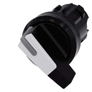 Siemens 3SU1002-2CF60-0AA0-Z Y15 – Selector switch, illuminable, 22 mm, round, plastic, white