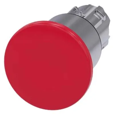 Siemens 3SU1050-1EA20-0AA0-Z Y13 – Mushroom pushbutton, 22 mm, round, metal, shiny, red, 40 mm