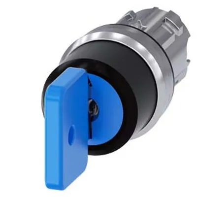 Siemens 3SU1050-4GL11-0AA0-Z Y19 – Key-operated switch O.M.R, 22 mm, round, metal, shiny