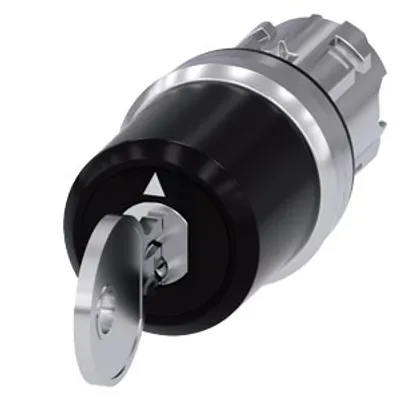 Siemens 3SU1050-5JL01-0AA0-Z X90 – Siemens keyswitch, C, with key monitoring, 22 mm, round