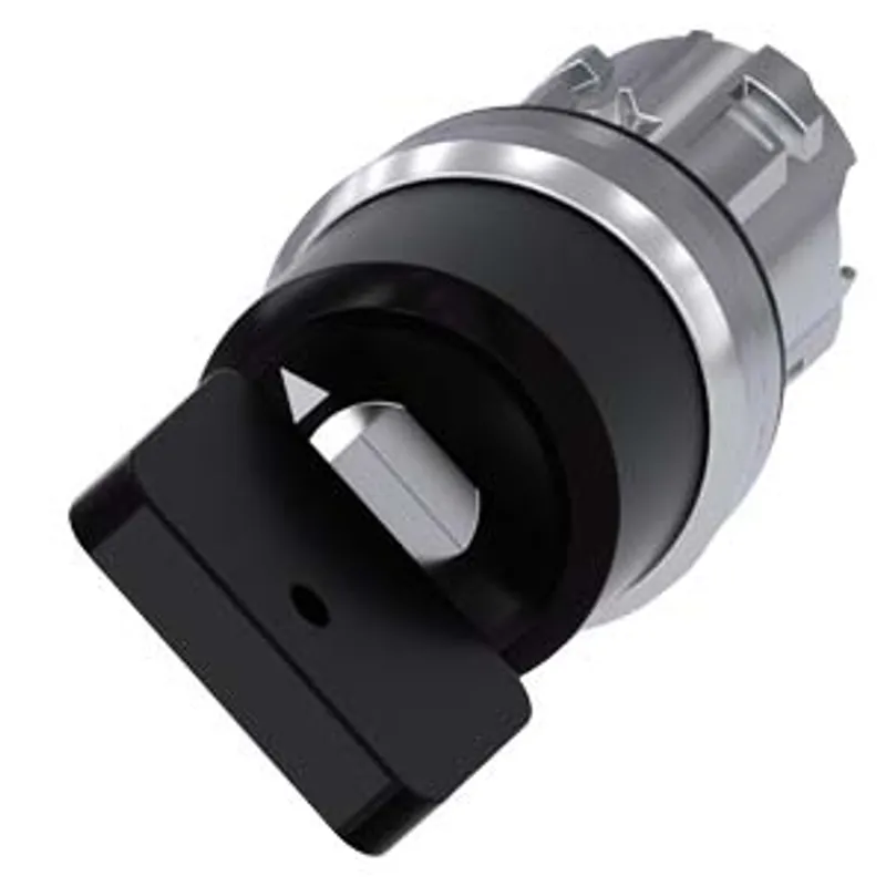 Siemens 3SU1050-5KC01-0AA0-Z Y15 – Siemens keyswitch, C, 22 mm, round, metal, shiny