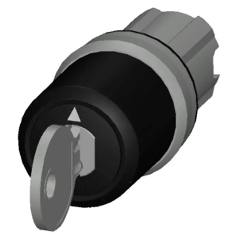 Siemens 3SU1050-5PM01-0AA0-Z X90 – Siemens keyswitch, B, 22 mm, round, metal, shiny — photo 3 of 3