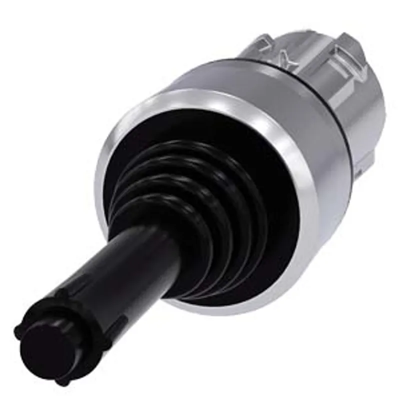 Siemens 3SU1050-7BC88-0AA0-Z Y19 – Coordinate switch, 22 mm, round, metal shiny, black