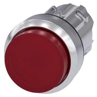 Siemens 3SU1051-0BB20-0AA0-Z Y13 – Illuminated pushbutton, 22 mm, round, metal, shiny, red
