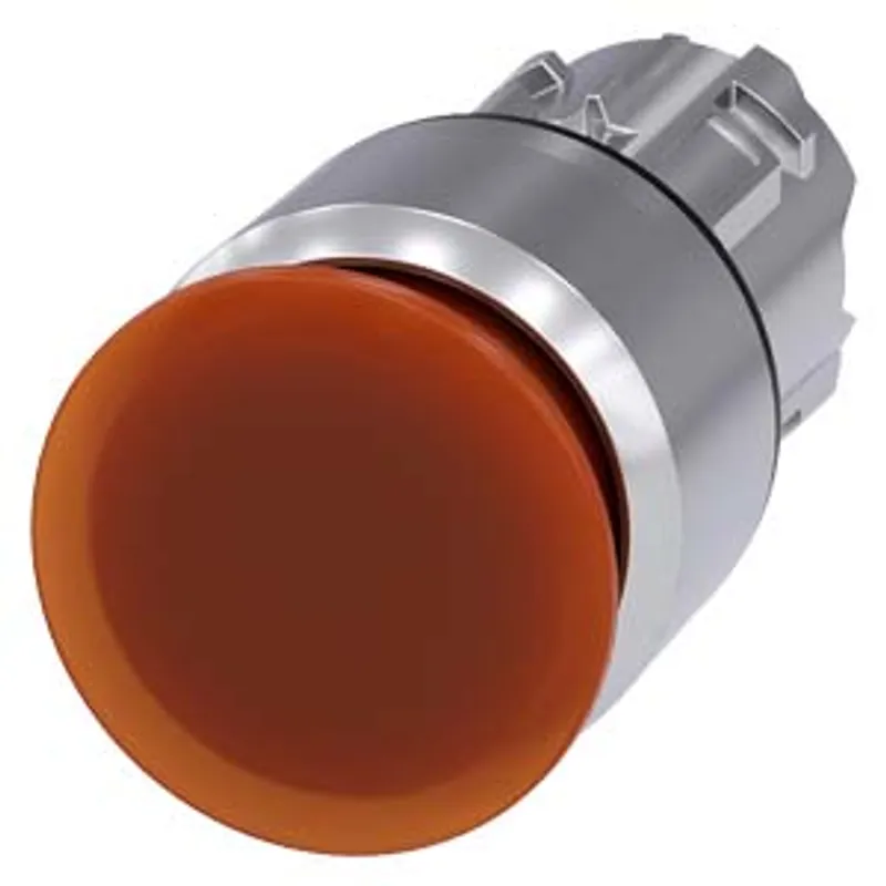 Siemens 3SU1051-1AA00-0AA0-Z Y11 – Illuminated mushroom pushbutton, 22 mm, round, metal, shiny
