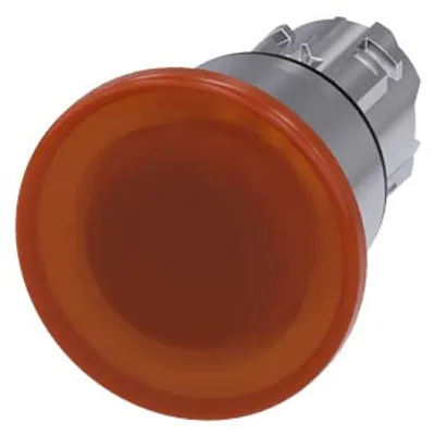 Siemens 3SU1051-1BA00-0AA0-Z Y10 – Illuminated mushroom pushbutton, 22 mm, round, metal, shiny