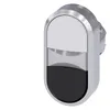 Siemens 3SU1051-3AB61-0AA0-Z Y12 – Illuminated twin pushbutton, 22 mm, round, metal, shiny — photo 2 of 2