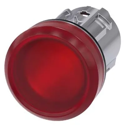 Siemens 3SU1051-6AA20-0AA0-Z Y15 – Indicator lights, 22 mm, round, metal, shiny, red, lens