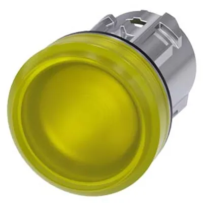 Siemens 3SU1051-6AA30-0AA0-Z Y15 – Indicator lights, 22 mm, round, metal, shiny, yellow, lens, smooth, with laser labeling Siemens 3SU1051-6AA30-0AA0-Z Y15 – Indicator lights, 22 mm, round, metal, shiny, yellow, lens, smooth, with laser labeling