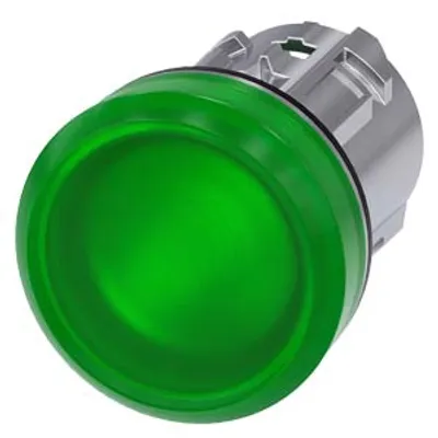 Siemens 3SU1051-6AA40-0AA0-Z X90 – Indicator lights, 22 mm, round, metal, shiny, green, lens, smooth, Z=100-unit packaging Siemens 3SU1051-6AA40-0AA0-Z X90 – Indicator lights, 22 mm, round, metal, shiny, green, lens, smooth, Z=100-unit packaging
