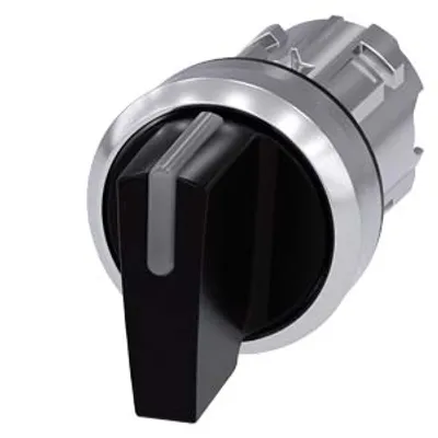 Siemens 3SU1052-2BN10-0AA0-Z X90 – Illuminable selector switch, 22 mm, round, metal shiny