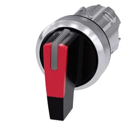 Siemens 3SU1052-2CL20-0AA0-Z X90 – Selector switch, illuminable, 22 mm, round, metal, shiny