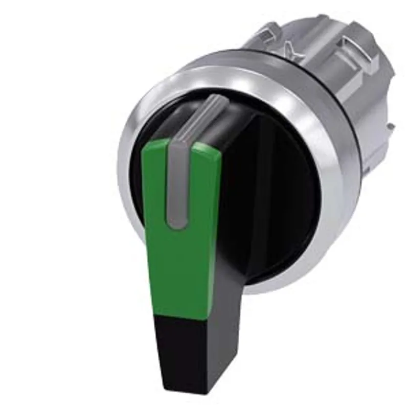 Siemens 3SU1052-2CM40-0AA0-Z X90 – Selector switch, illuminable, 22 mm, round, metal, shiny