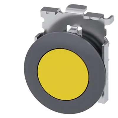 Siemens 3SU1060-0JB30-0AA0-Z Y13 – Pushbutton, 30 mm, round, Metal, matte, yellow