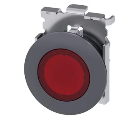 Siemens 3SU1061-0JD20-0AA0-Z Y13 – Indicator lights, 30 mm, round, Metal, matte, red