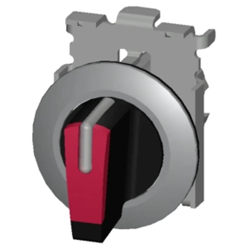 Siemens 3SU1062-2DM20-0AA0-Z X90 – Selector switch, illuminable, 30 mm, round, Metal, matte — photo 3 of 3