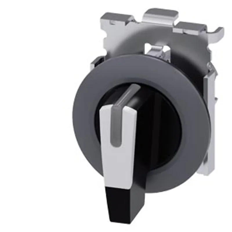 Siemens 3SU1062-2EL60-0AA0-Z Y19 – Selector switch, illuminable, 30 mm, round, Metal, matte