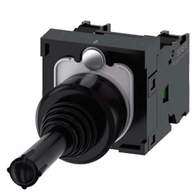 Siemens 3SU1100-7AB10-1NA0-Z Y10 – Coordinate switch, 22 mm, round, plastic, black — photo 1 of 3