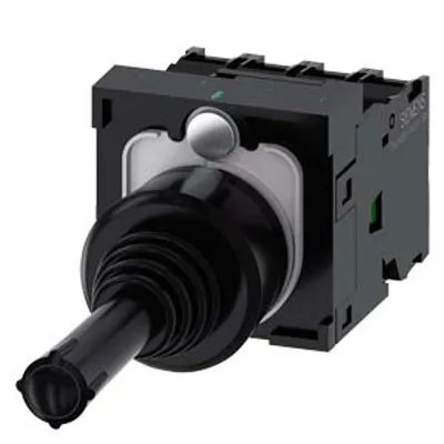 Siemens 3SU1100-7AF10-1QA0-Z Y19 – Coordinate switch, 22 mm, round, plastic, black